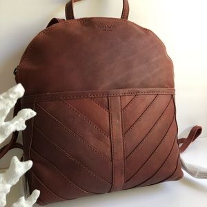 poshmark leather backpack